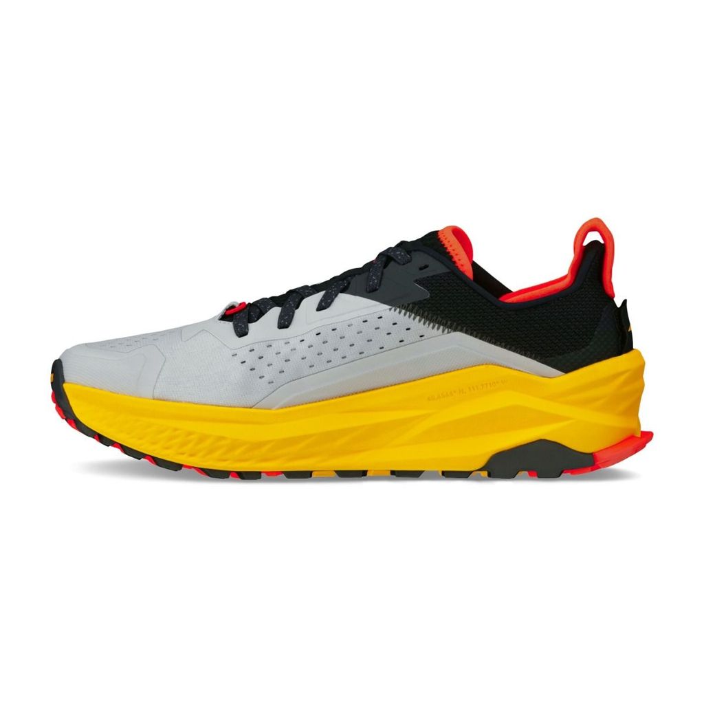 Altra Olympus 6 Gray Red - Scarpa Trail Running Uomo