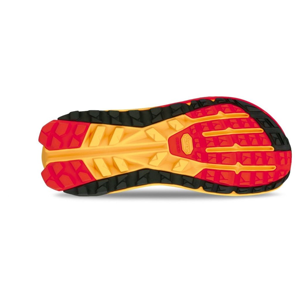 Altra Olympus 6 Gray Red - Scarpa Trail Running Uomo