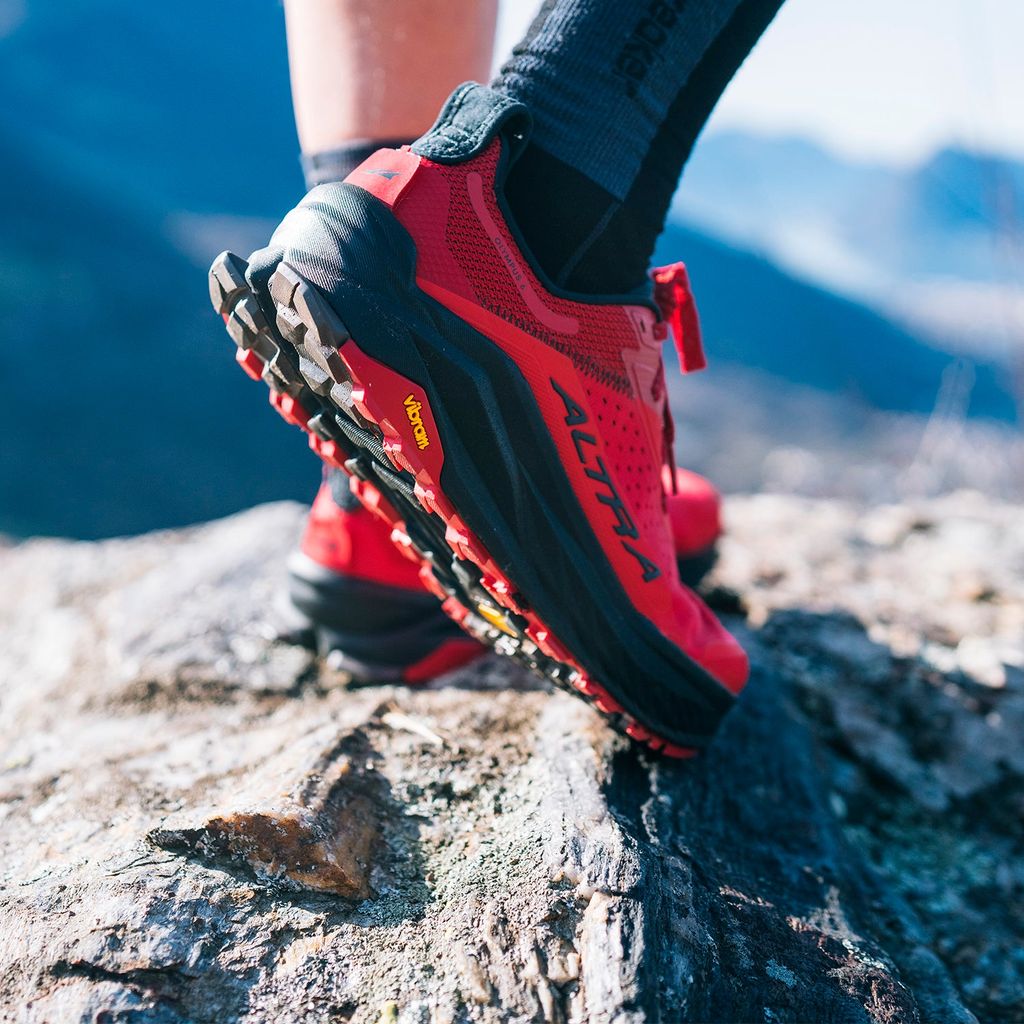 Altra Olympus 6 Red- Scarpa Trail Running Uomo