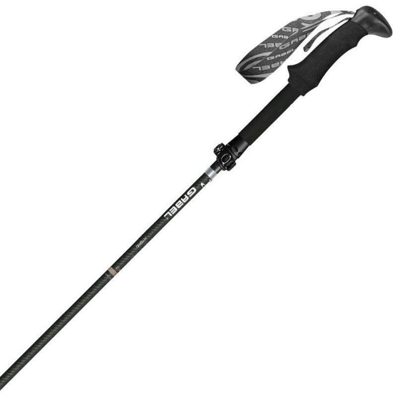 Gabel Hybrid Carbon XTS - Bastoncino Trail Running Pieghevol 105/125