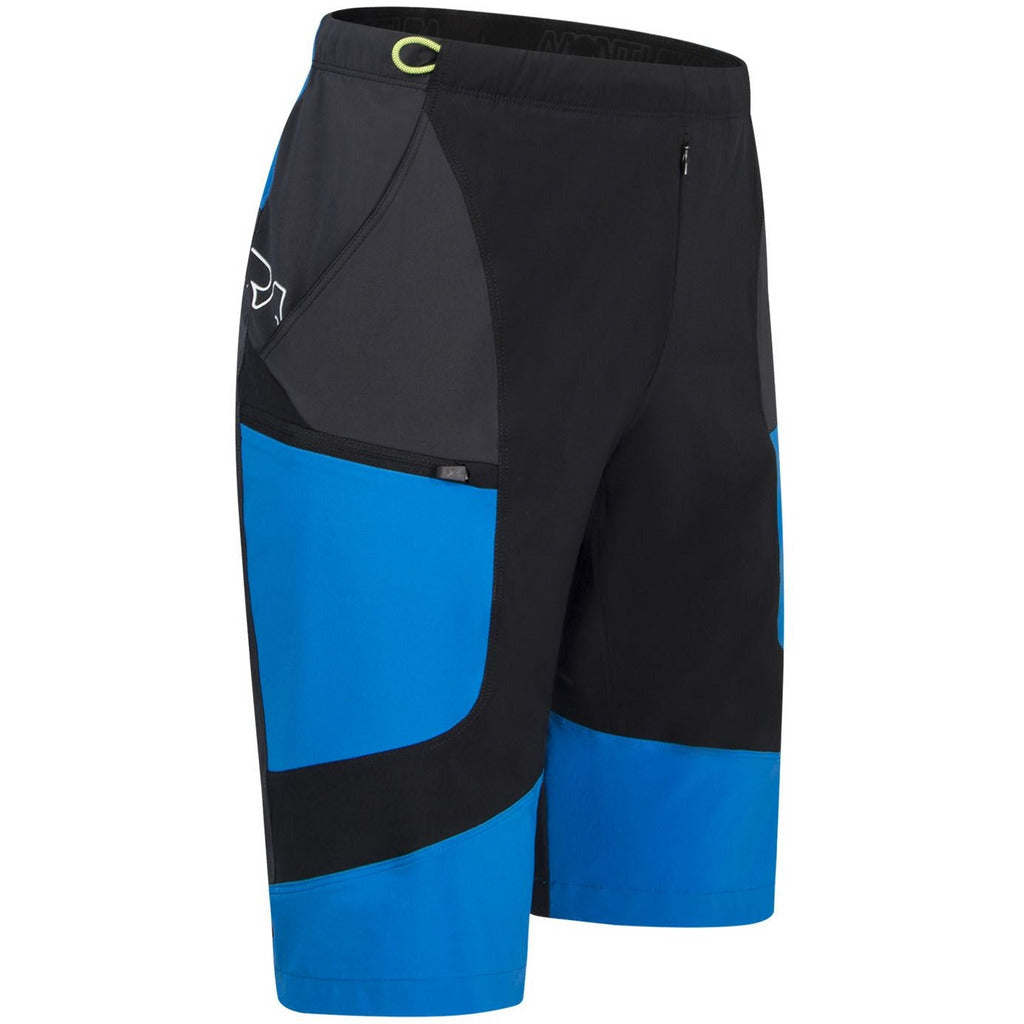 Montura Block Light Bermuda Nero / Celeste - Pantaloni Corti Uomo