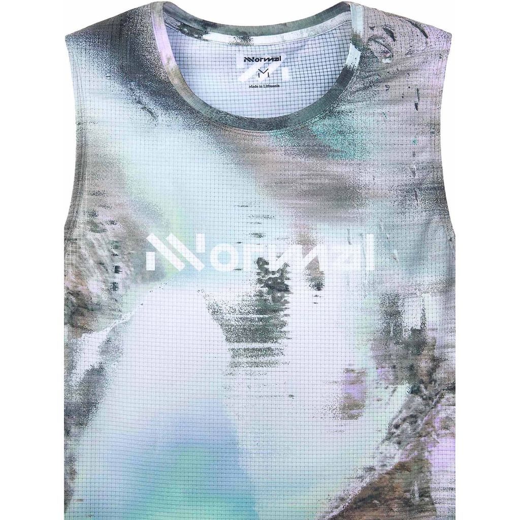 NNormal Race Tank Nature Print - Canotta Trail Running