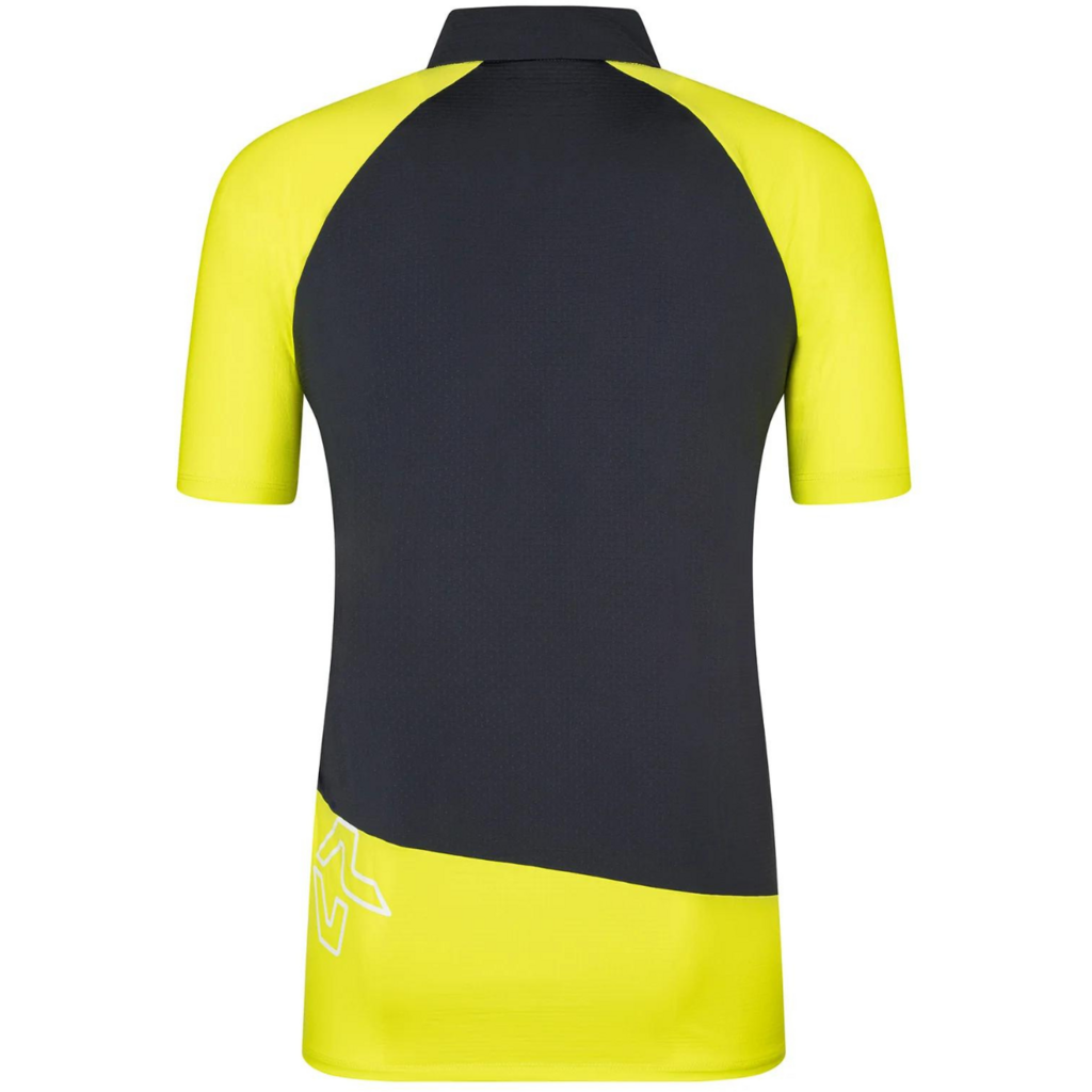 Rock Experience Merlin Half Zip Man T-Shirt Ebony - Maglia Uomo