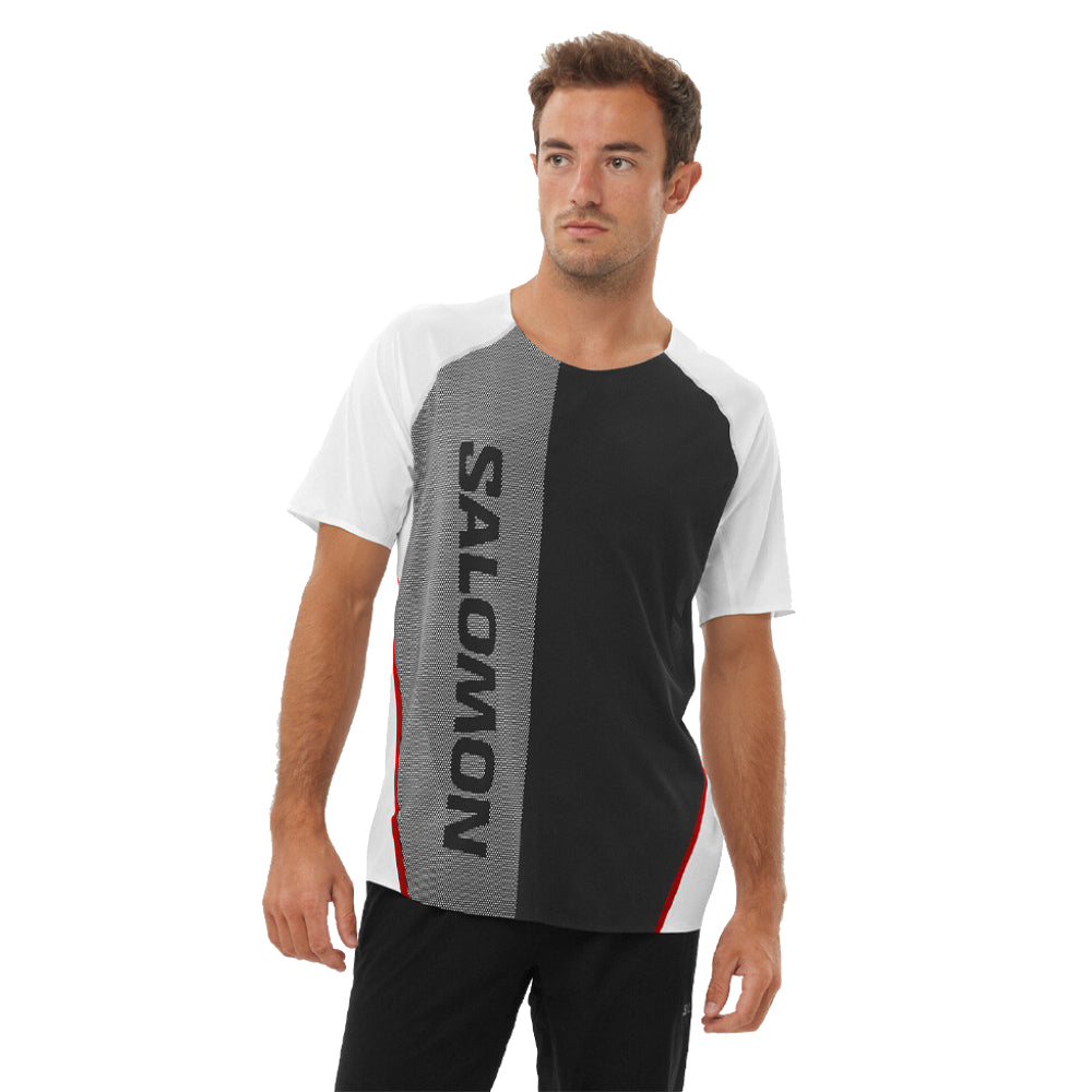 Salomon S-Lab Speed Tee M Deep Black - Maglia Trail Running Uomo