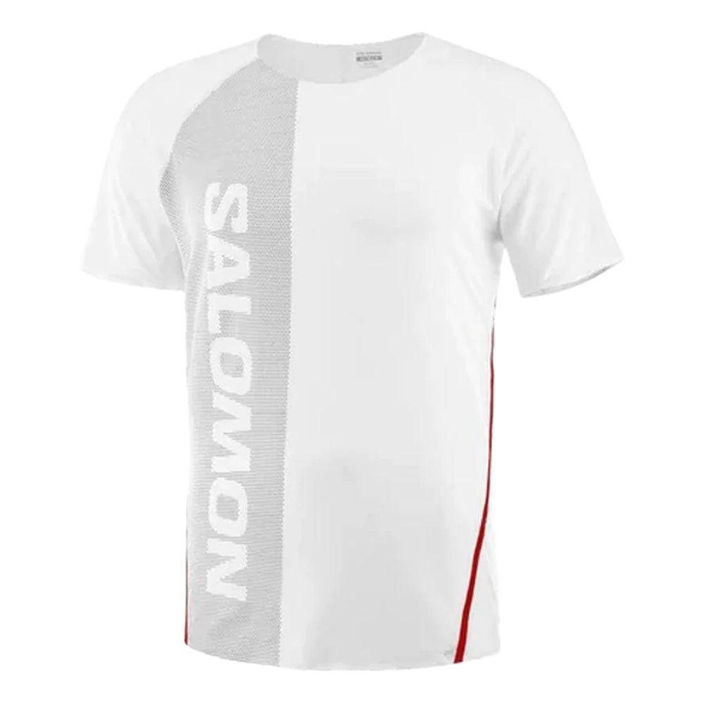 Salomon S-Lab Speed Tee M White - Maglia Trail Running Uomo