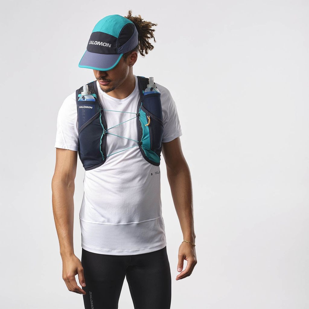 Salomon Active Skin 8 Tide Blue - Zaino Trail Running