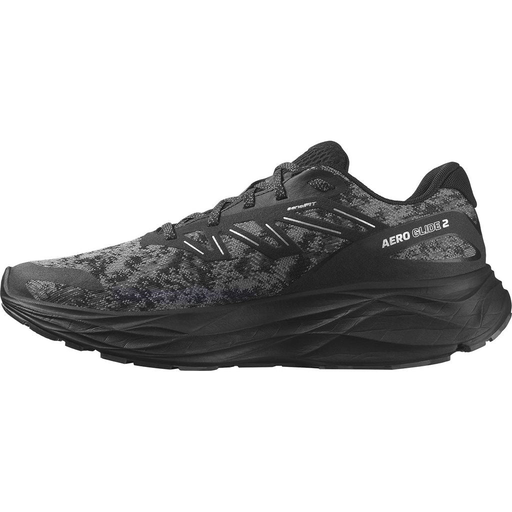 Salomon Aero Glide 2 Black Phantom Grey - Scarpa Running