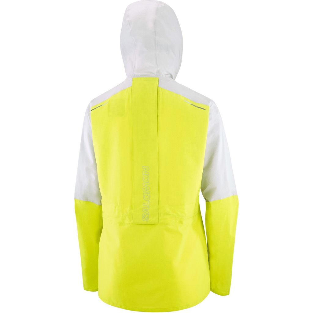Salomon Bonatti Trail Jacket W Sulphur Spring - Giacca Running Impermeabile Donna