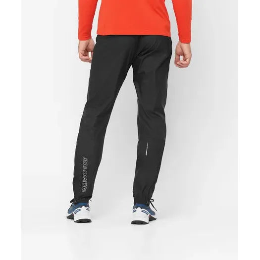 Salomon Bonatti Trail Pant Deep Black - Pantalone Running Impermeabile