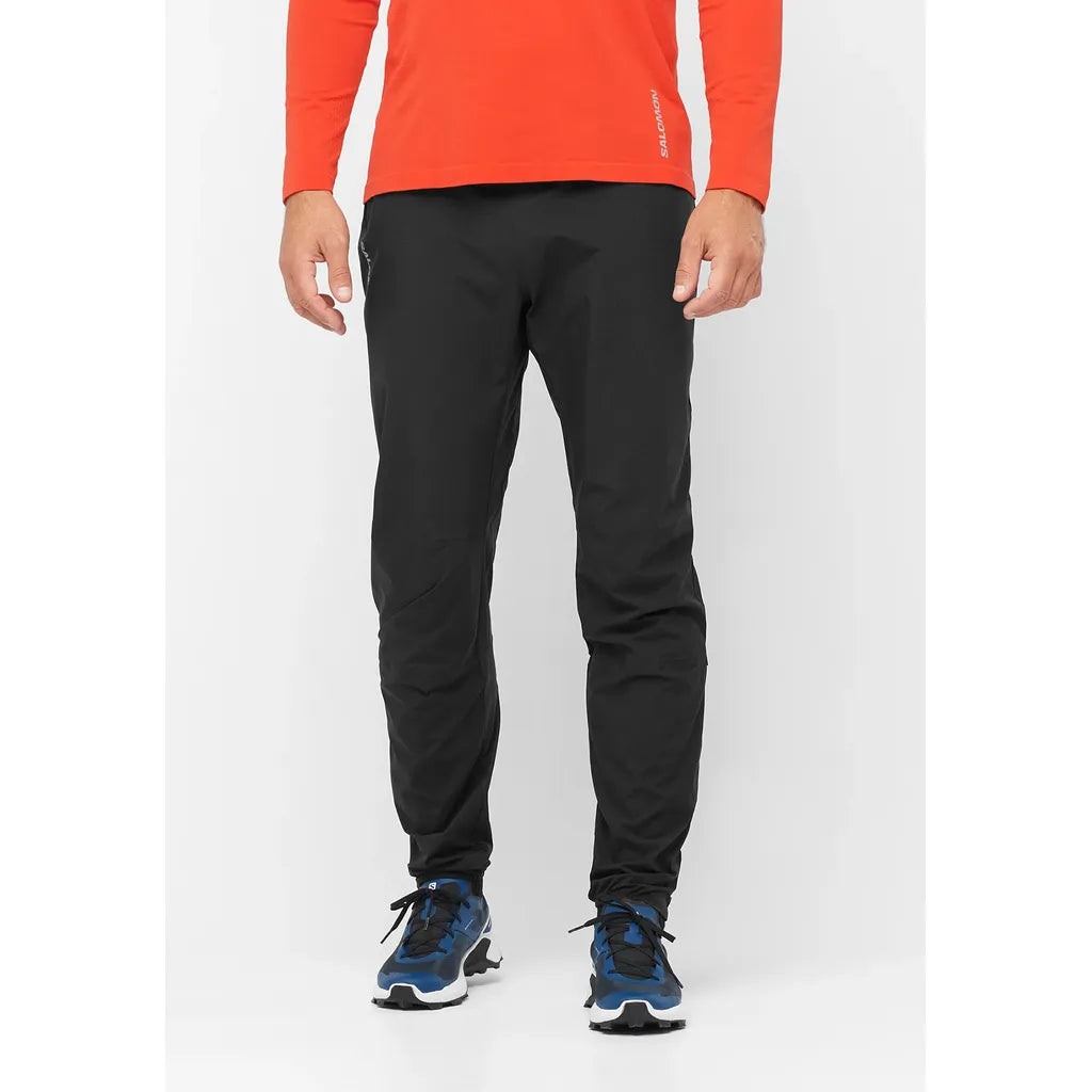 Salomon Bonatti Trail Pant Deep Black - Pantalone Running Impermeabile