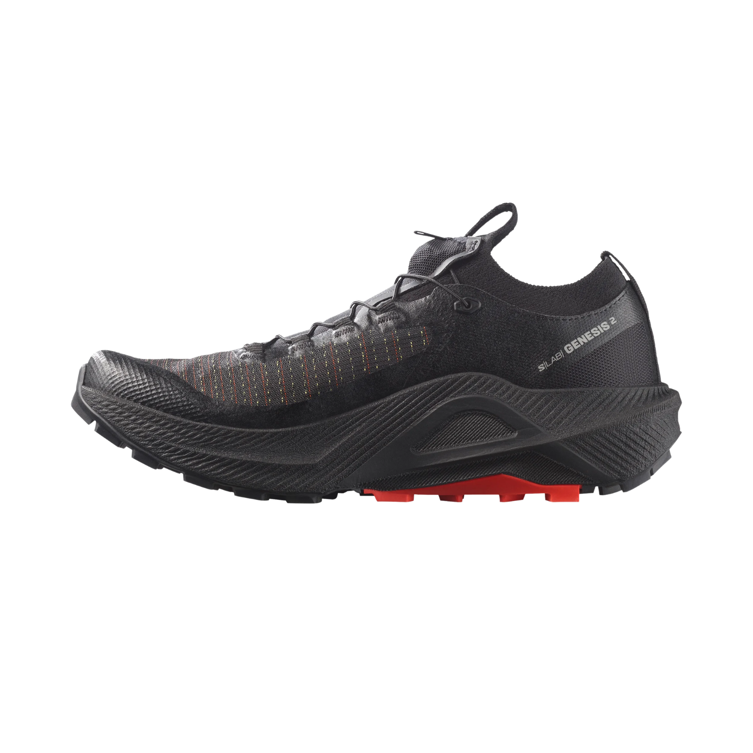 Salomon S-Lab Genesis 2 Black Fiery Red - Scarpa Trail Running