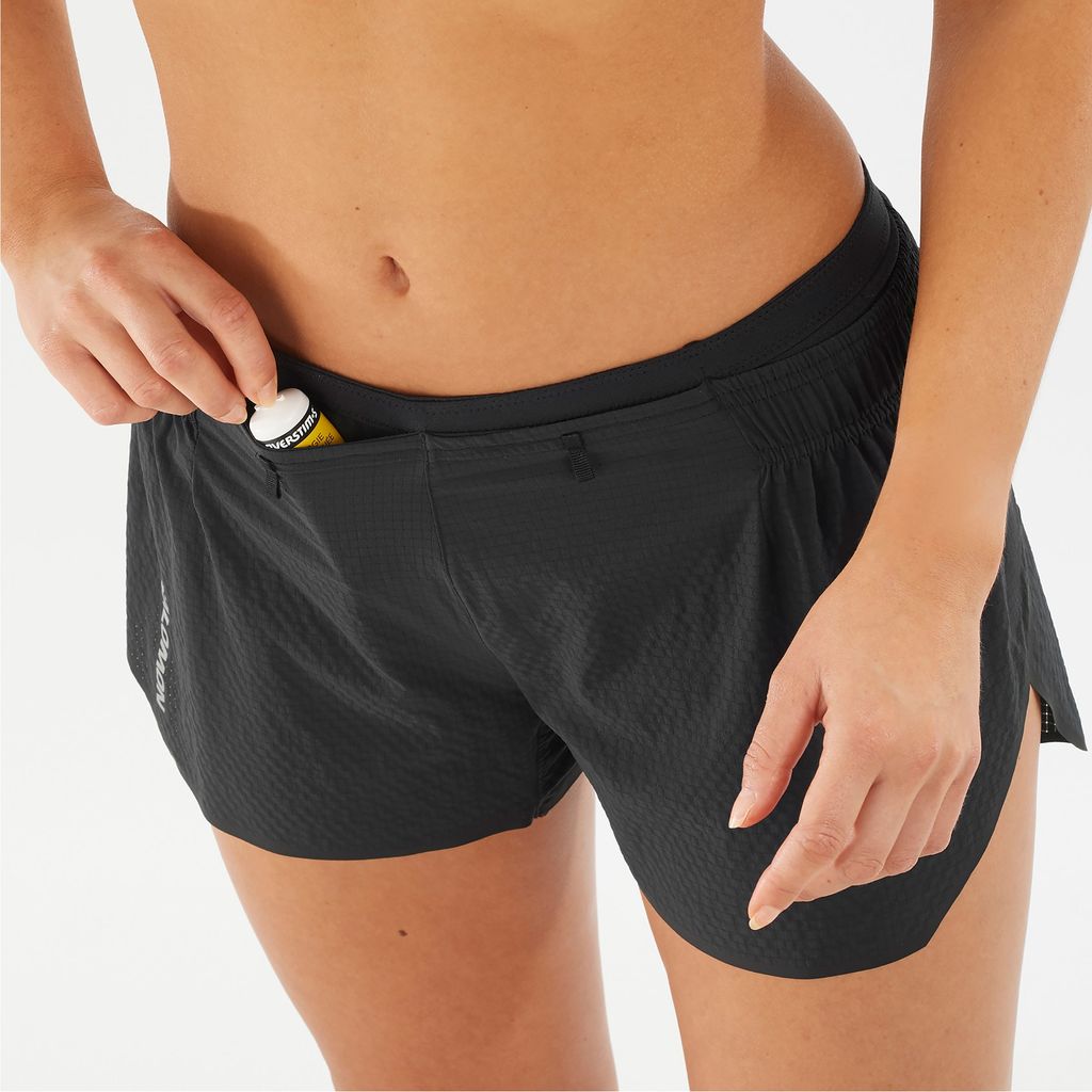 Salomon Sense Aero 3" Short W Deep Black - Pantaloncini Trail Running