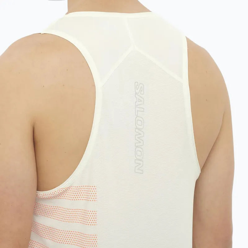 Salomon Sense Aero Singlet Gfx Icicle- Canotta Running