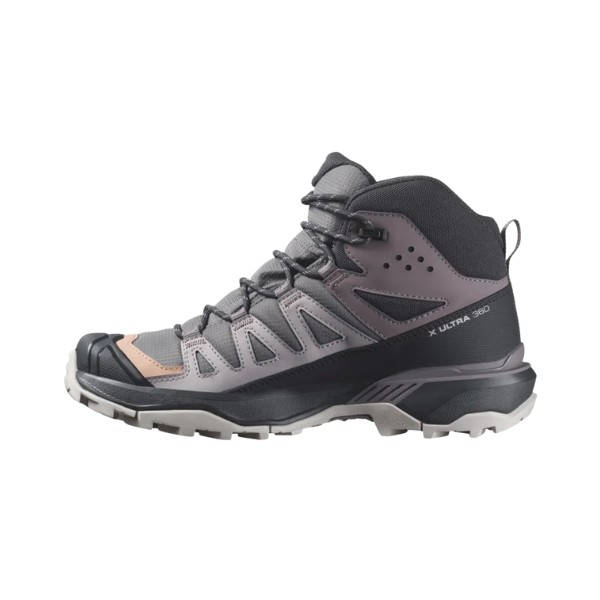 Salomon X Ultra 360 Mid GTX W Plum Kitten - Scarponcino Trekking Impermeabile