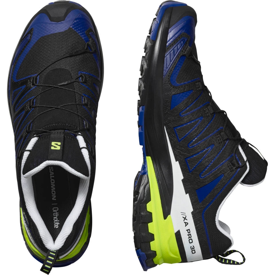 Salomon Xa Pro 3D V9 Gtx Black Surf Yellow - Scarpa Outdoor