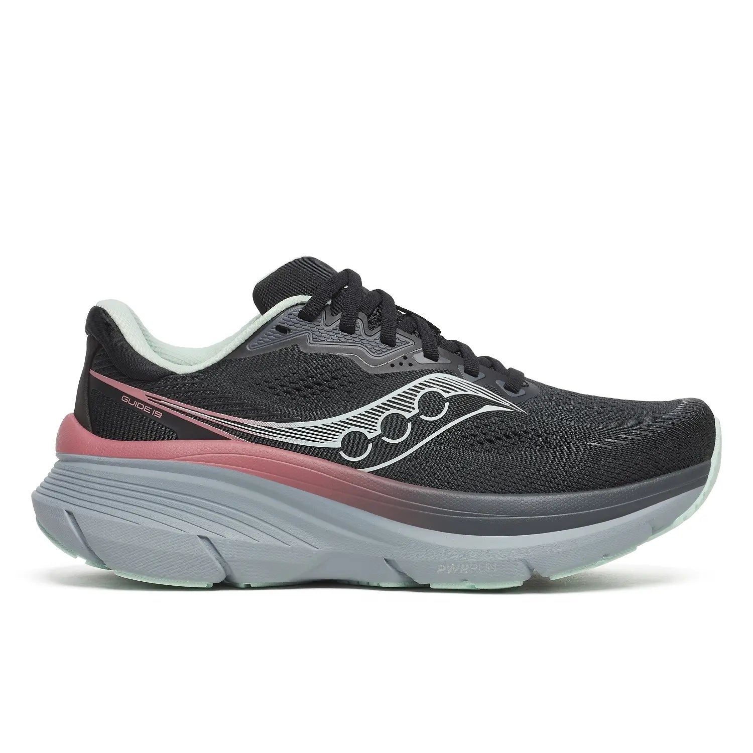 Saucony Guide 19 W Black Calm - Scarpa Running Stabili