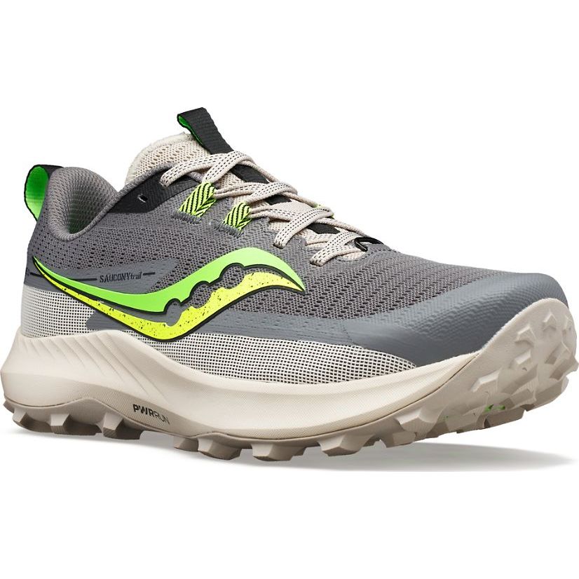 Saucony Peregrine 13 Gravel / Slime - Scarpa Trail Running