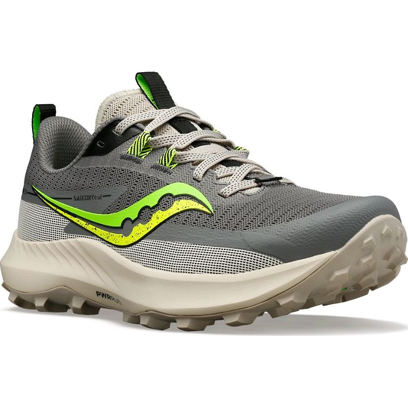 Saucony Peregrine 13 W Gravel / Slime - Scarpa Trail Running