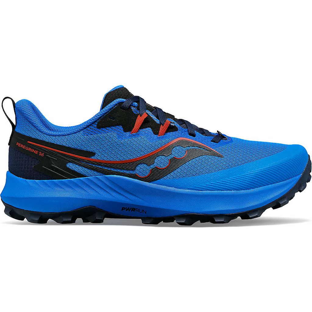 Saucony Peregrine 14 Cobalt / Black - Scarpa Trail Running