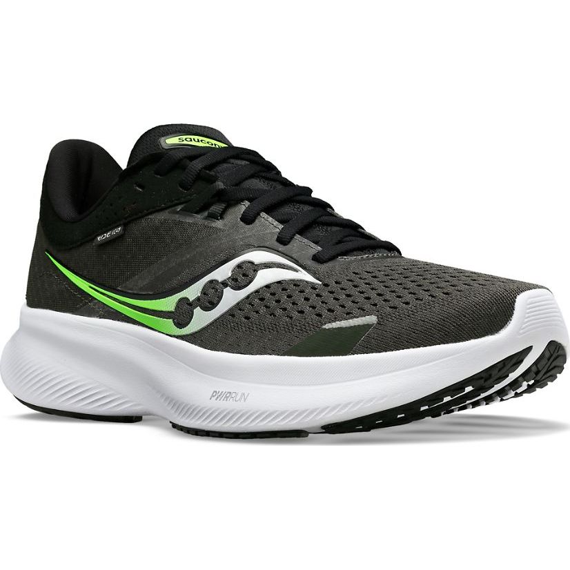 Saucony Ride 16 Umbra / Slime - Scarpa Running
