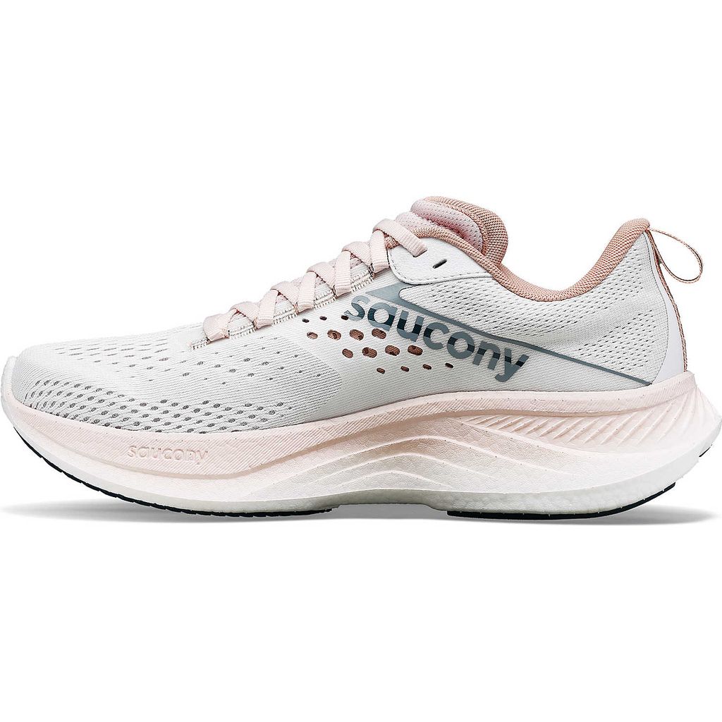 Saucony Ride 17 White / Lotus Blanc - Scarpa Running Donna
