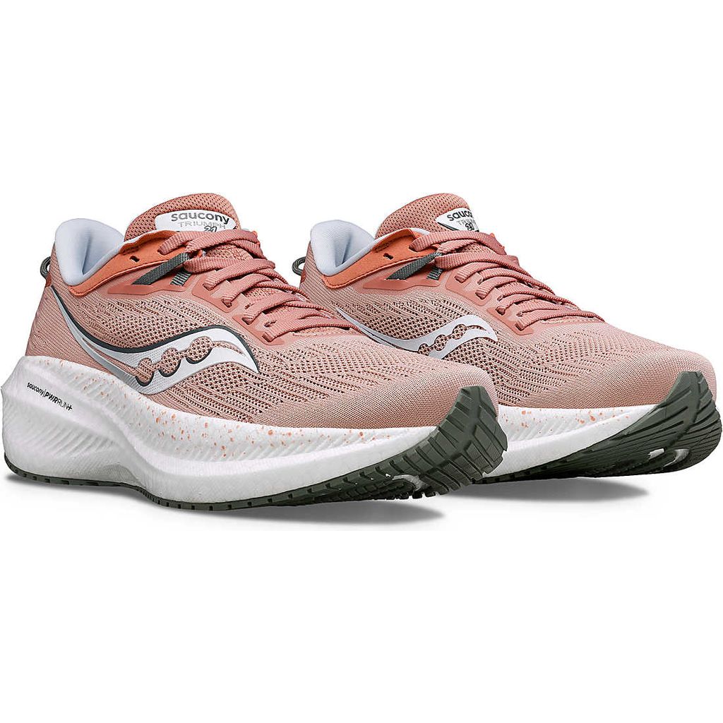 Saucony Triumph 21 Lotus / Rose - Scarpa Running Donna