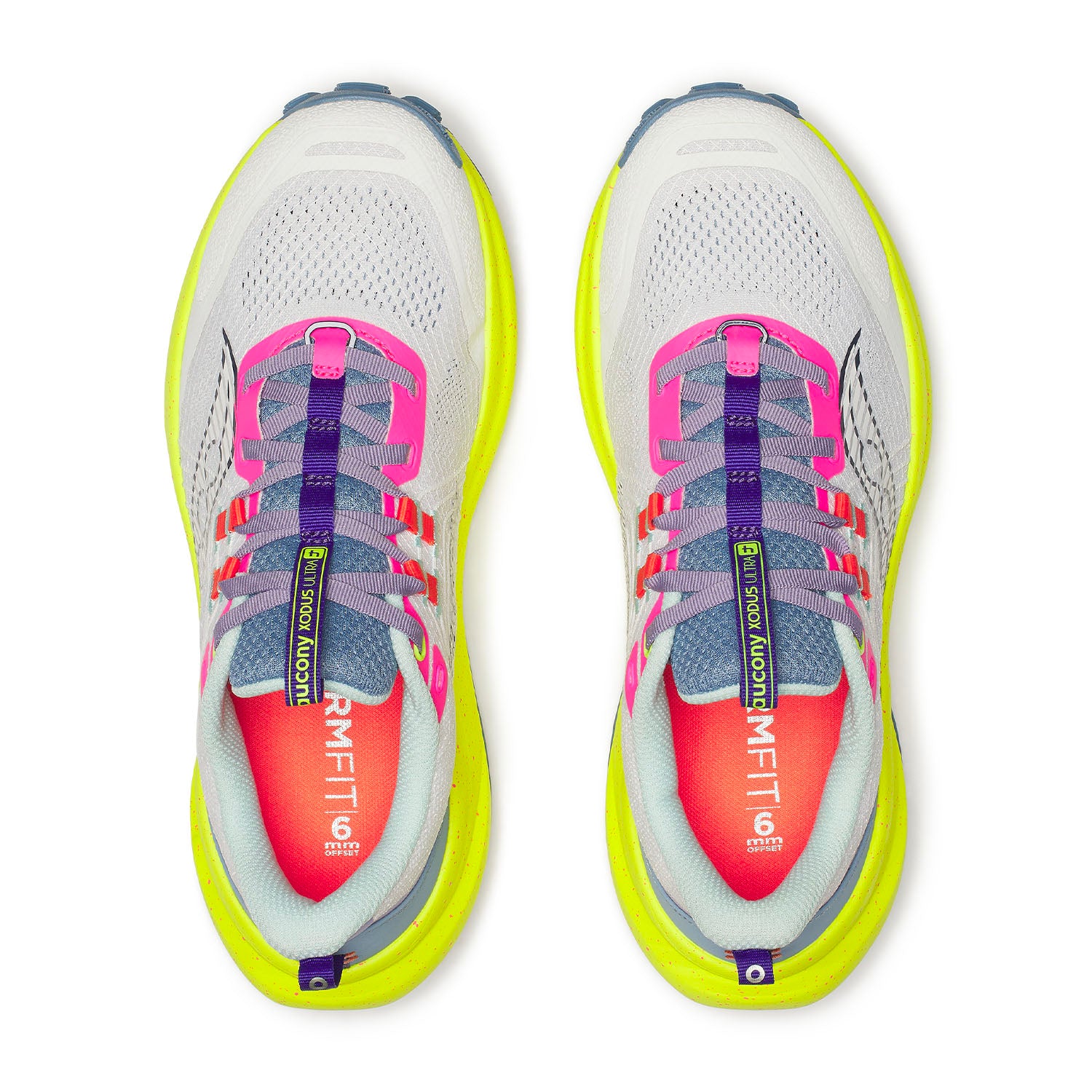 Saucony Xodus Ultra 4 W White Citron - Scarpa Trail Running