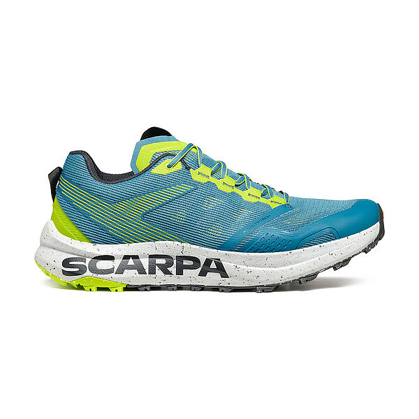 Scarpa Spin Planet Ocean Blue Lime - Scarpa Trail Running
