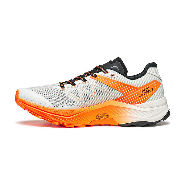 Scarpa Spin Ultra 2 Ice Orange Fluo - Scarpa Trail Running Uomo