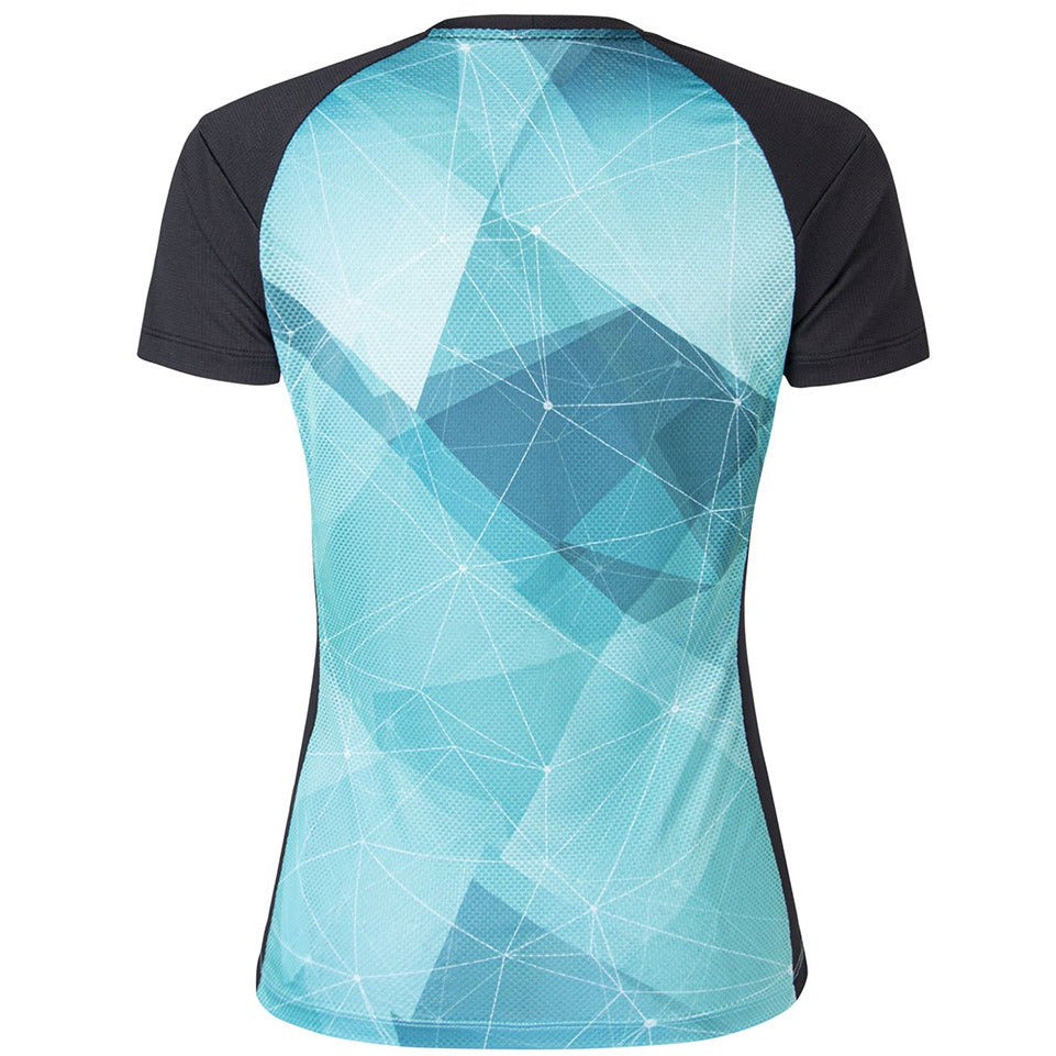 Montura Ghost T-Shirt Black/Light Blue - Maglia Running Donna