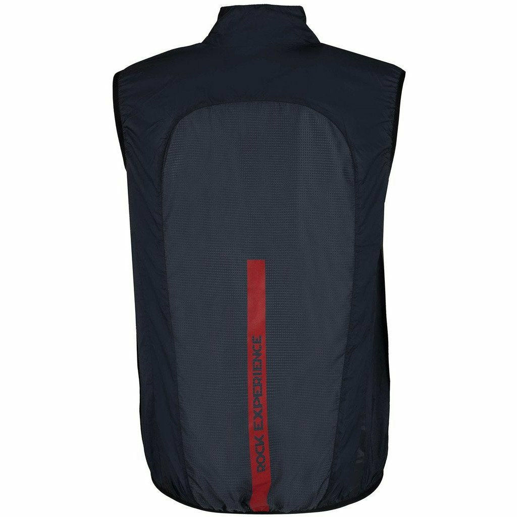 Rock Experience Fire Man Vest Ebony - Gilet Running Uomo - Mud and Snow