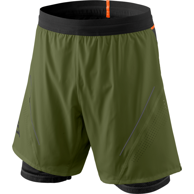 Dynafit Alpine Pro M 2/1 Short Winter Moss - Pantaloncini Trail Running - Mud and Snow