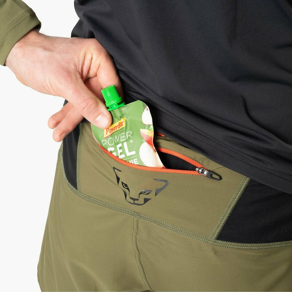 Dynafit Alpine Pro M 2/1 Short Winter Moss - Pantaloncini Trail Running - Mud and Snow