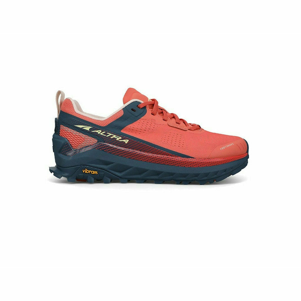 Altra Olympus 4 Navy Coral - Scarpa Trail Running Donna - Mud and Snow