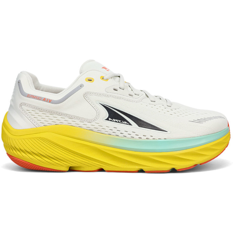 Altra Via Olympus Man Gray / Yellow - Scarpa Running - Mud and Snow