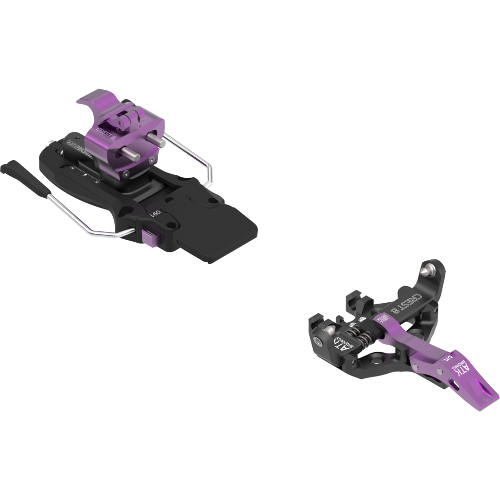 Atk Crest 8 Purple 75/97 mm - Attacco Sci Alpinismo - Mud and Snow