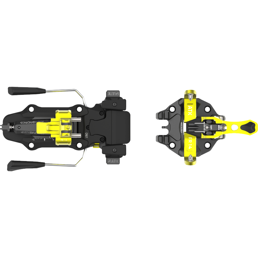 Atk Freeraider 14 Yellow - Attacco Sci Alpinismo - Mud and Snow