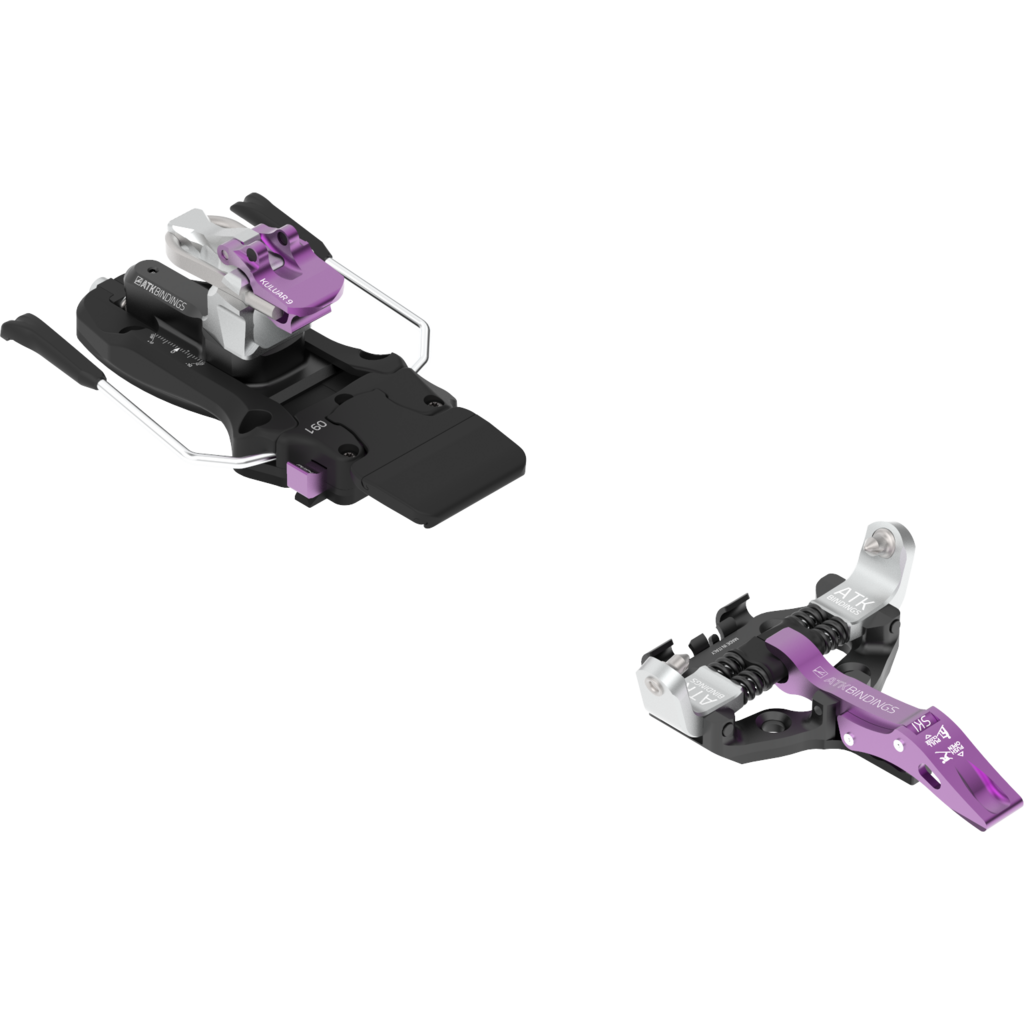 Atk Kuluar 9 Brake Purple - Attacco Sci Alpinismo - Mud and Snow