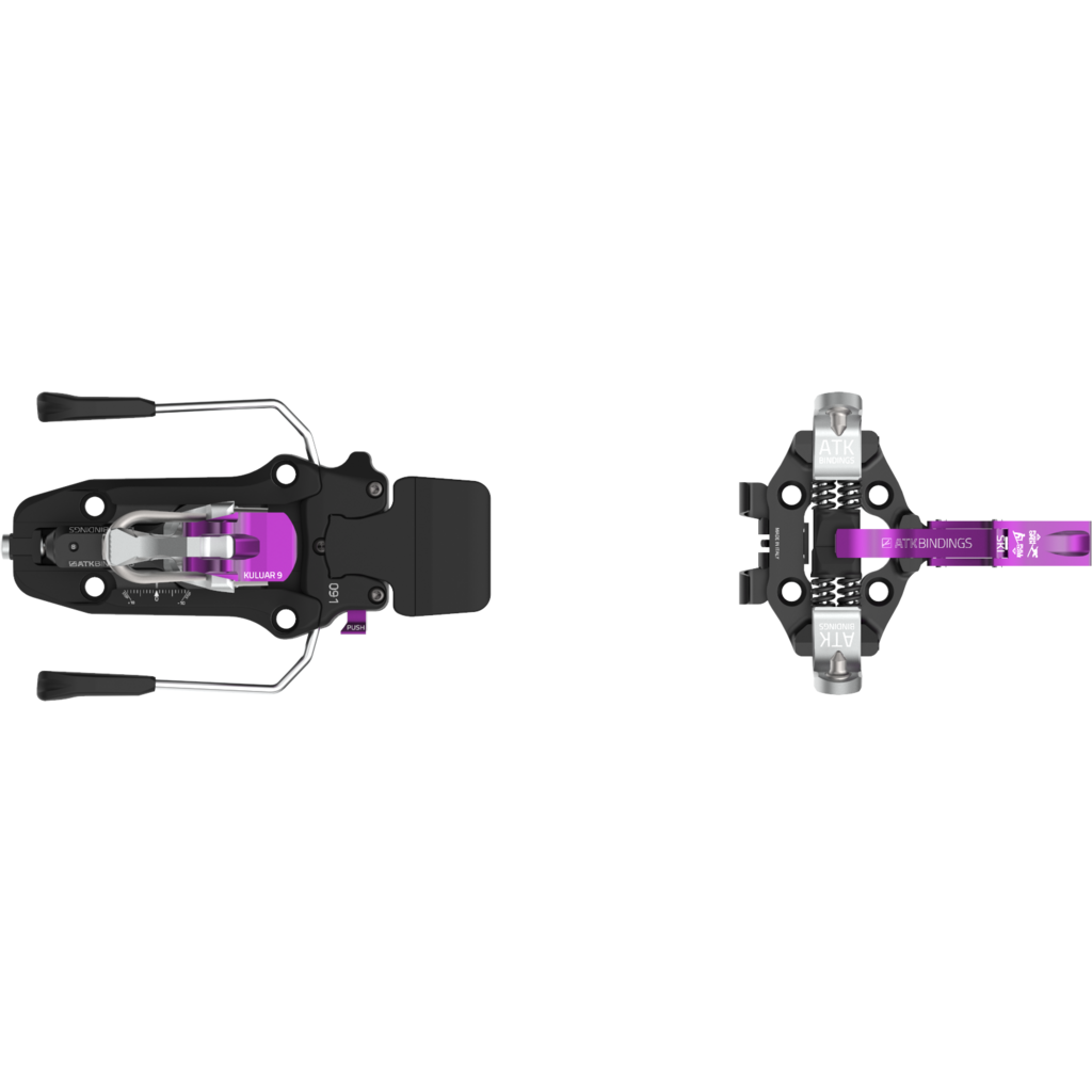 Atk Kuluar 9 Brake Purple - Attacco Sci Alpinismo - Mud and Snow