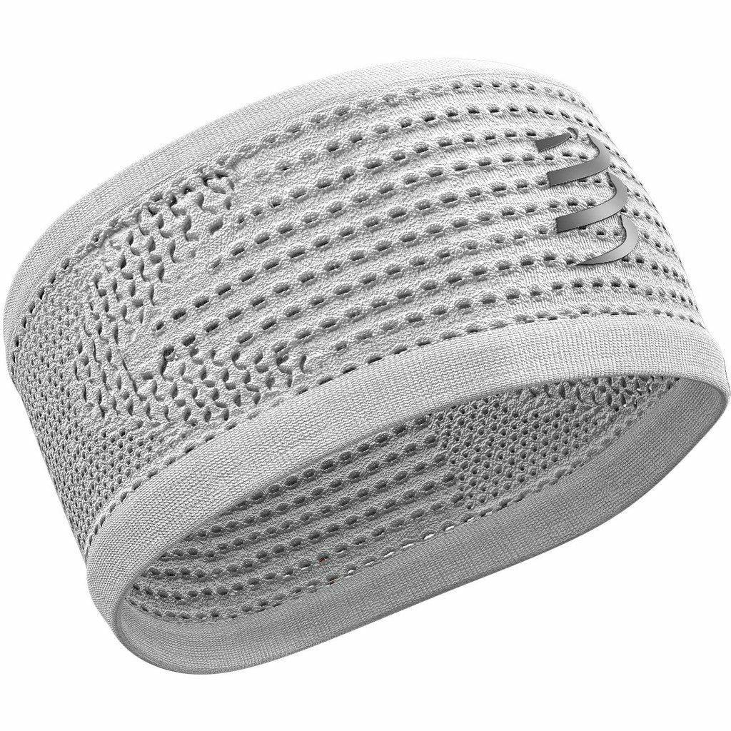 Compressport Headband On/Off White - Fascia Running - Mud and Snow