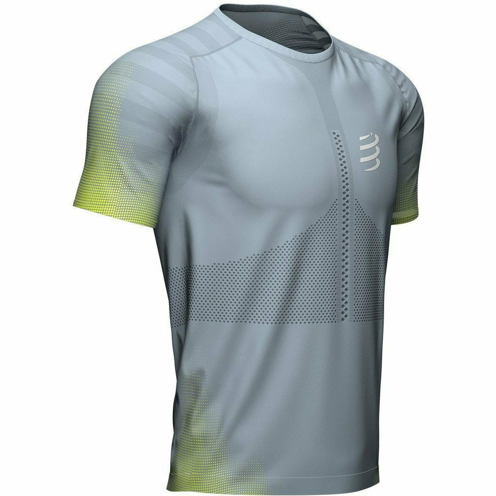 Compressport Racing Shirt Trade Wind - Maglia Running Uomo - Mud and Snow