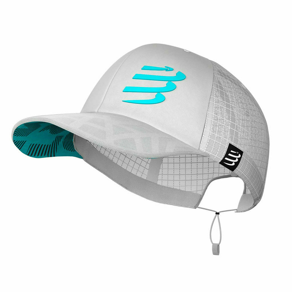 Compressport Racing Trucker Cap White - Berretto - Mud and Snow