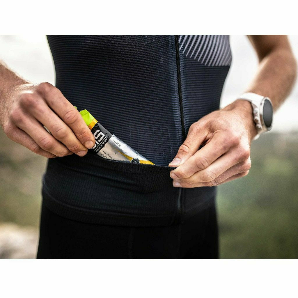 Compressport Trail Postural Top Black - Maglia Running Uomo - Mud and Snow
