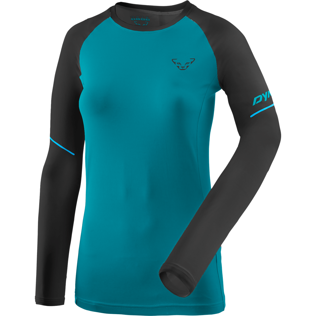 Dynafit Alpine Pro L/S Tee Ocean - Maglia Manica Lunga Trail Running - Mud and Snow