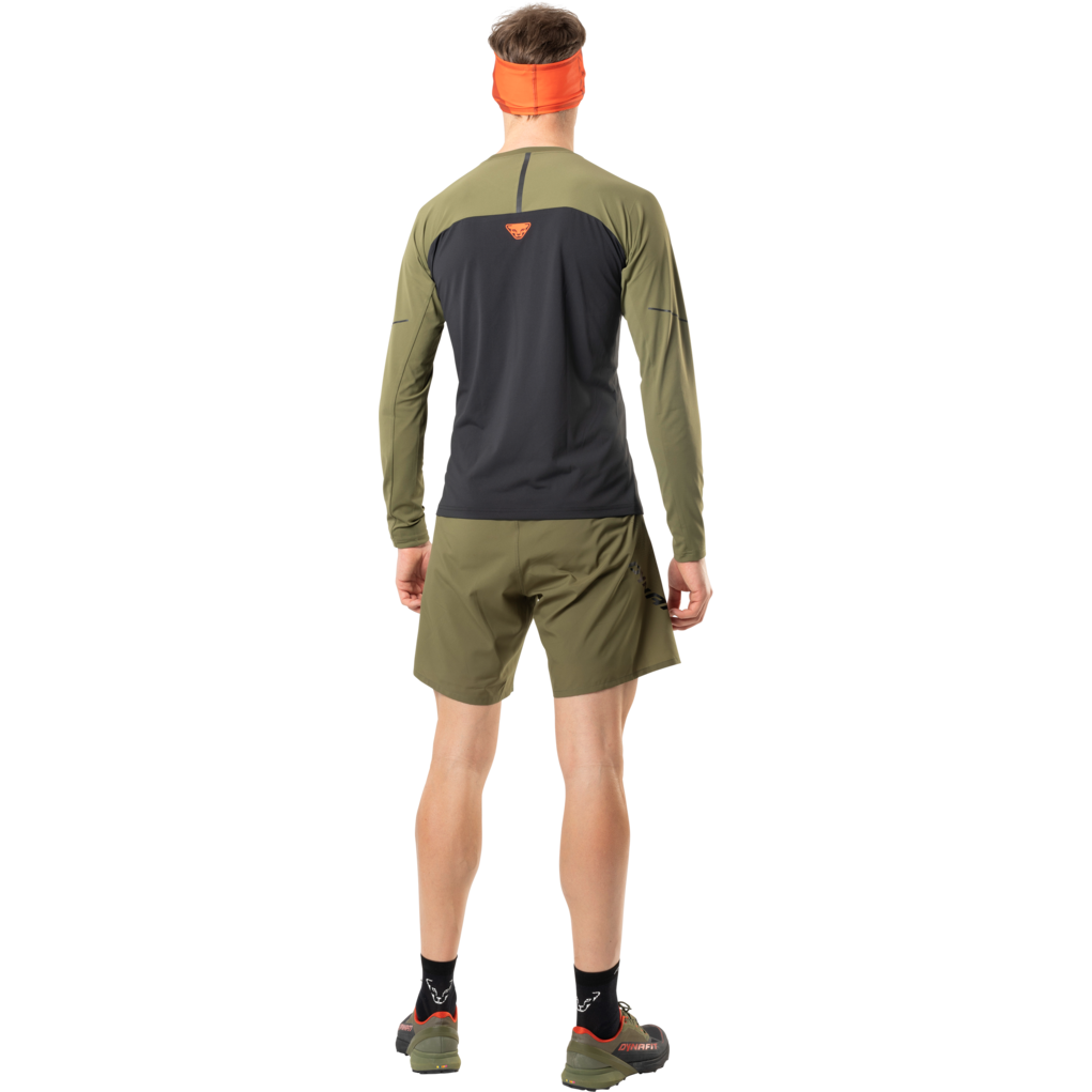 Dynafit Alpine Pro M 2/1 Short Winter Moss - Pantaloncini Trail Running - Mud and Snow