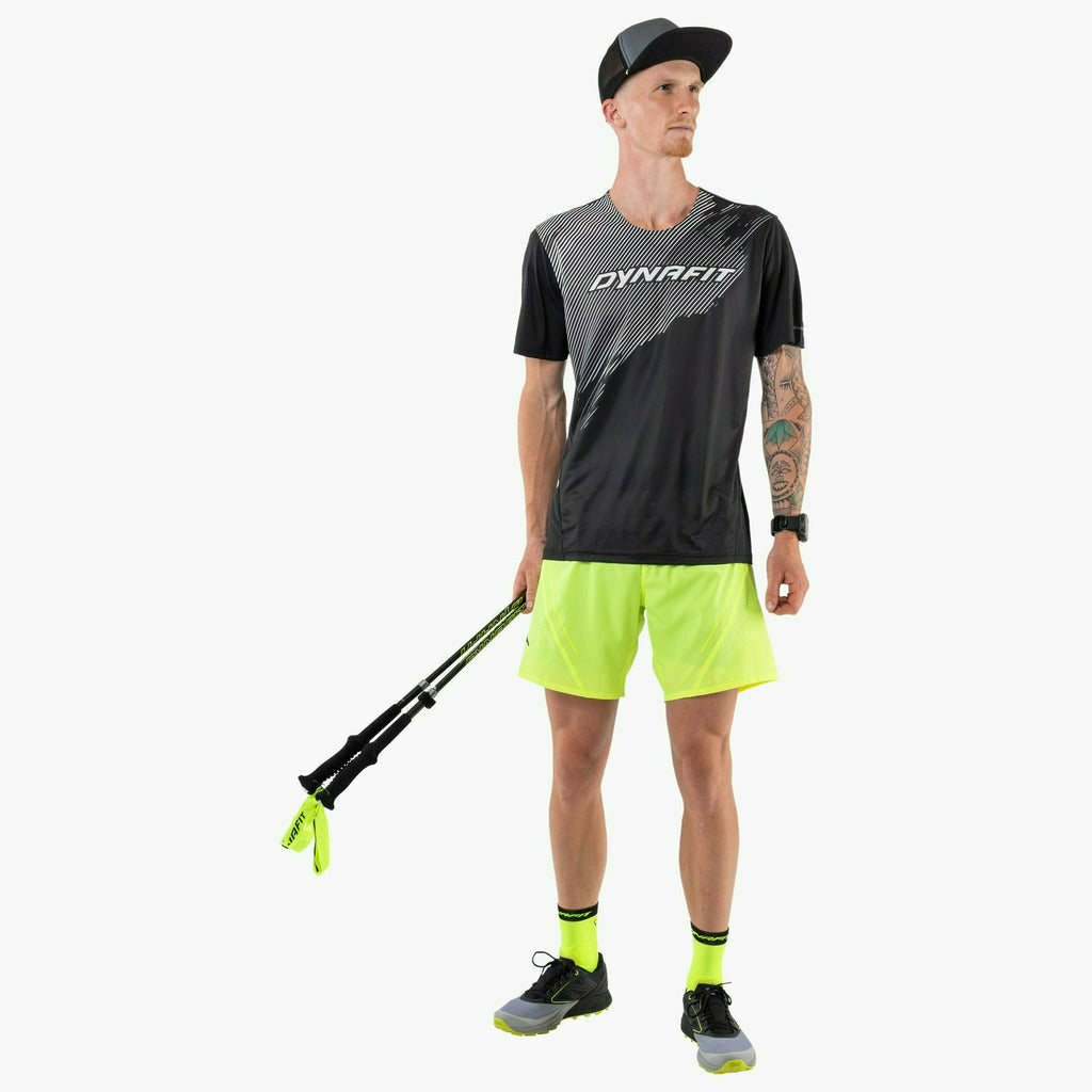 Dynafit Alpine 2 S/S Tee Black Out - T-Shirt Uomo Running - Mud and Snow