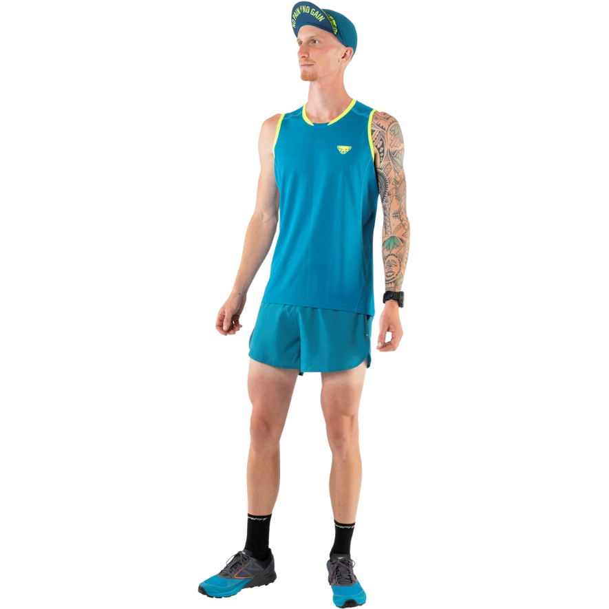 Dynafit Vert 2 Tank Reef - Canotta Running Uomo - Mud and Snow