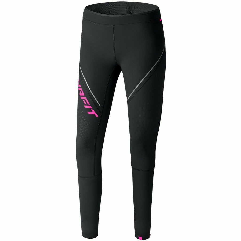 Dynafit Winter Running W Tights Black - Pantaloni Lunghi Running - Mud and Snow