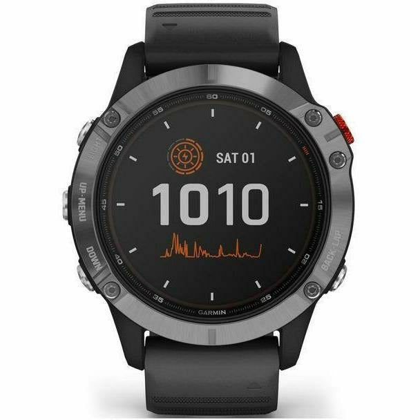 Garmin Fenix 6 Solar Silver Black - Orologio Gps Outdoor - Mud and Snow