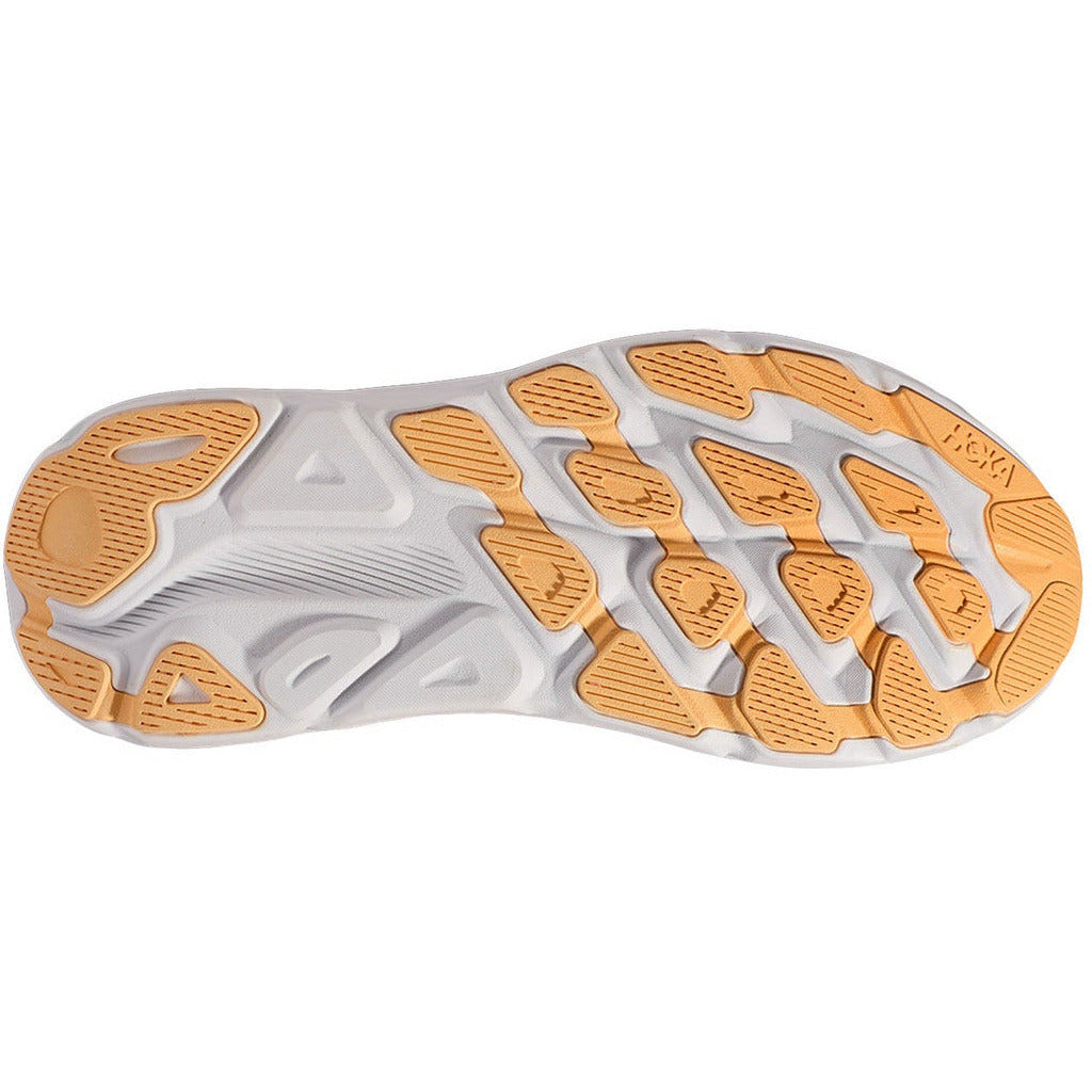 Hoka Clifton 9 Wide Vibrant Orange Impala - Scarpa Running - Mud and Snow